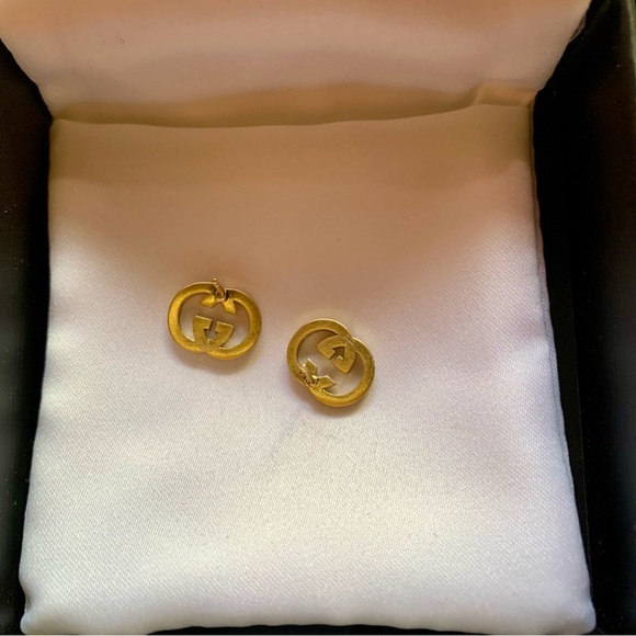 Gucci Earrings, stud earrings, authentic, nearly new - Picture 1 of 5